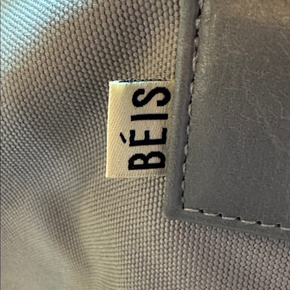 Beis Gray Mini WeekenderTote Bag with Shoulder Strap - Picture 2 of 6